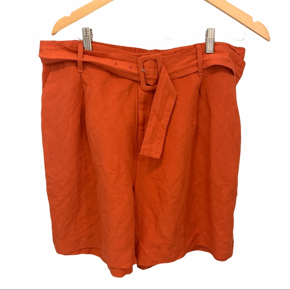 NWT Belted High-Rise Shorts